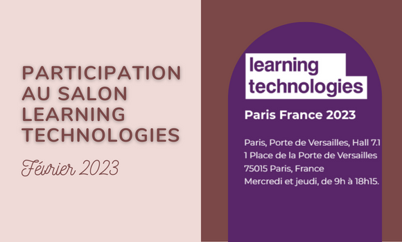 Sister Concept Formation a participé au Salon Learning technologie. Certifié Qualiopi. Lozère et Occitanie.