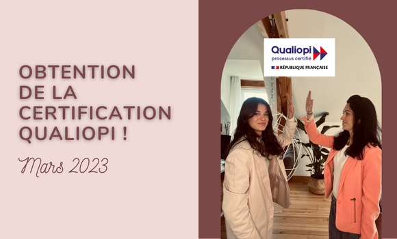 L'organisme de formation Sister Concept Formation a obtenu la certification qualiopi.